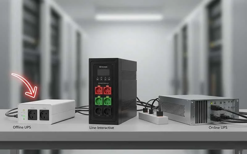 فرق یو پی اس آنلاین و آفلاین