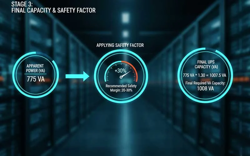 نحوه محاسبه یو پی اس موردنیاز