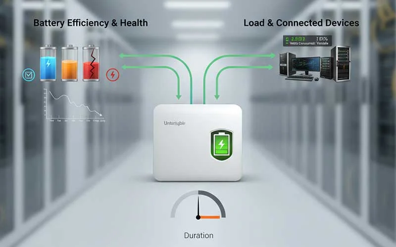 یو پی اس چند ساعت فعال است