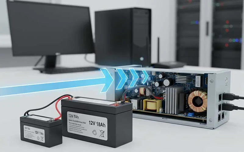 یو پی اس چند ساعت کار میکند